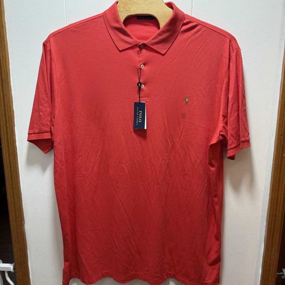 Polo‎ Ralph Lauren Polo Shirt Big & Tall Mens Size 3XLT Red NEW WITH TAGS